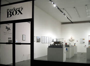 Exhibition View BPL Brower Propulsion Laboratory: Steven Brower, Parker's Box, 2007