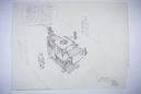 Lunar Excursion Module Recycling Plans(2), 2004, pencil on paper, 18