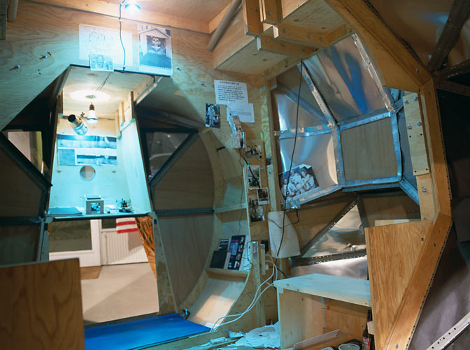 Lunar Excursion Module interior, Galleria Franco Noero, Turin, Italy, 2000
